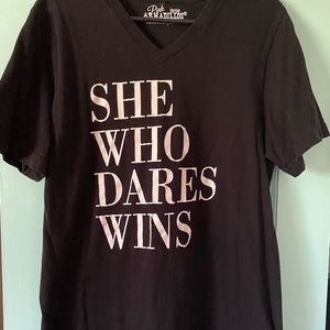 She who dares wins